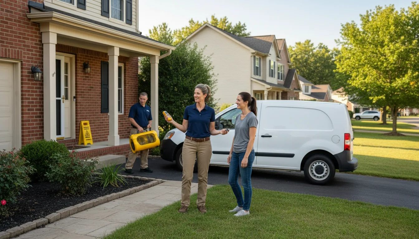 Residential water damage restoration in Clark Fork, ID